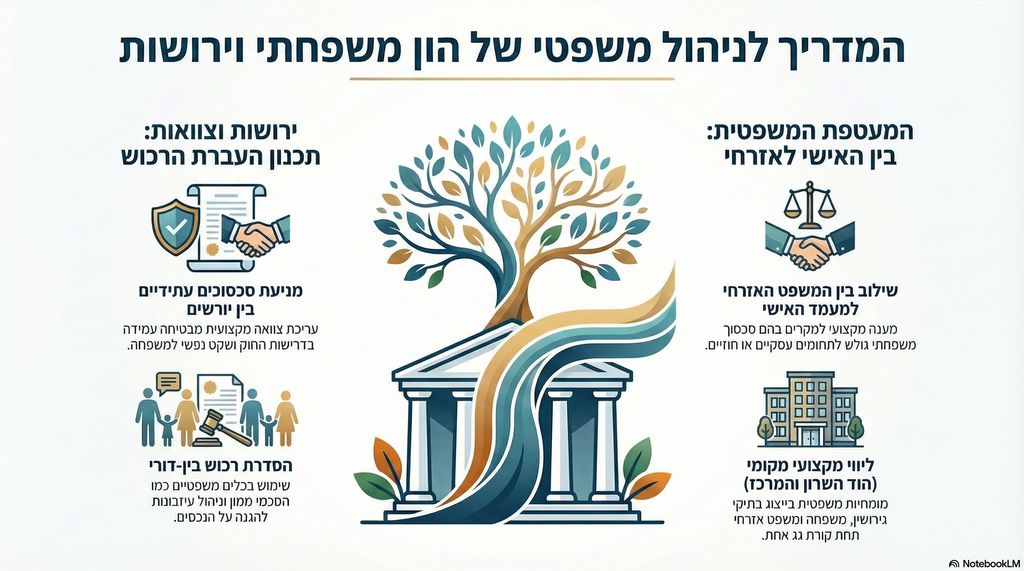 חשיבותו של עורך דין משפחה הוד השרון בניהול תיקי ירושה וצוואות